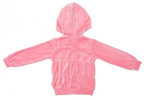 Розовый комплект: толстовка, брюки для девочки PlayToday 146018, вид 3