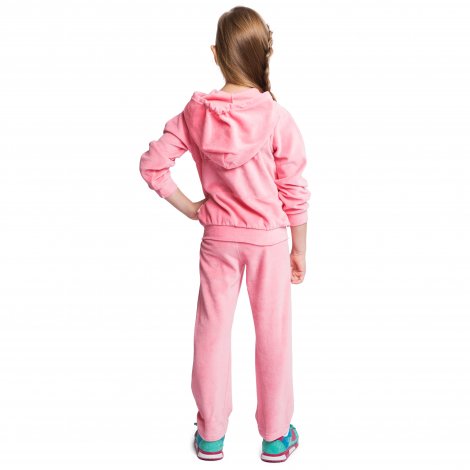 Розовый комплект: толстовка, брюки для девочки PlayToday 146018, вид 7