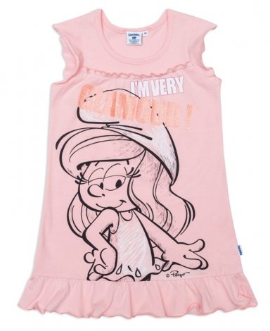 Розовый ночная сорочка для девочки PlayToday 146031, вид 1