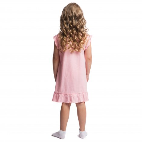 Розовый ночная сорочка для девочки PlayToday 146031, вид 4