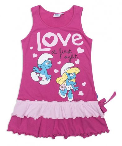 Розовое платье для девочки PlayToday 146033, вид 1