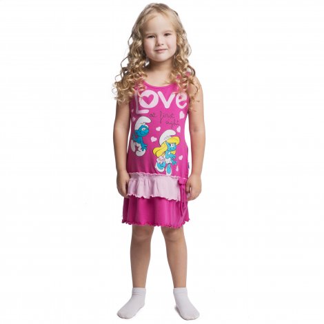 Розовое платье для девочки PlayToday 146033, вид 3