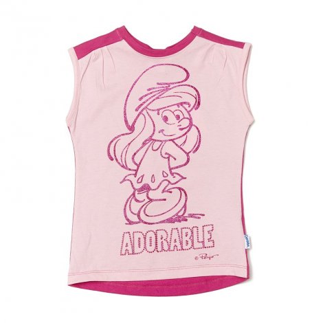 Розовая футболка для девочки PlayToday 146035, вид 1