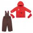 Красный комплект демисезонный: куртка, полукомбинезон для мальчика PlayToday Baby 147001, вид 1 превью