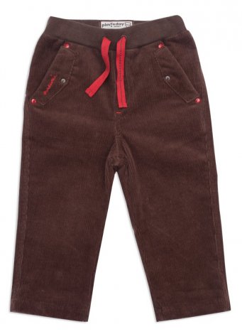 Коричневые брюки для мальчика PlayToday Baby 147007, вид 1