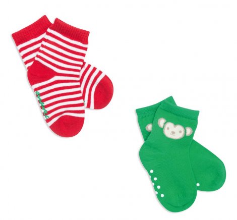 Красный комплект: носки, 2 пары для мальчика PlayToday Baby 147034, вид 1