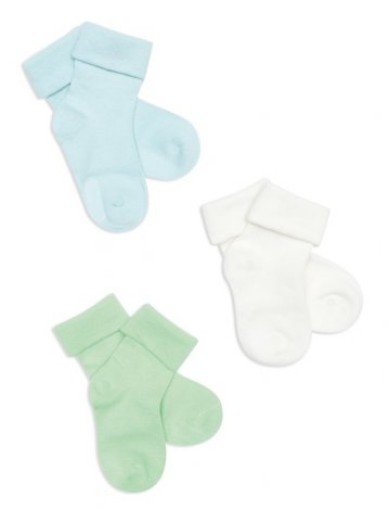 Голубой комплект: носки, 3 пары для мальчика PlayToday Baby 147033, вид 1