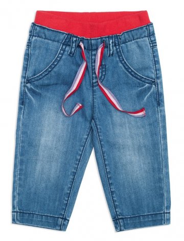 Синие джинсы для мальчика PlayToday Baby 147040, вид 1