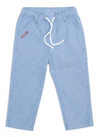 Голубые брюки для мальчика PlayToday Baby 147041, вид 1