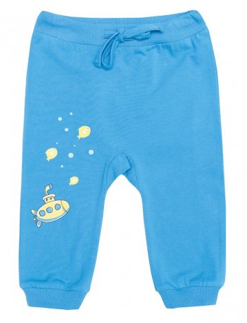 Голубые брюки для мальчика PlayToday Baby 147060, вид 1