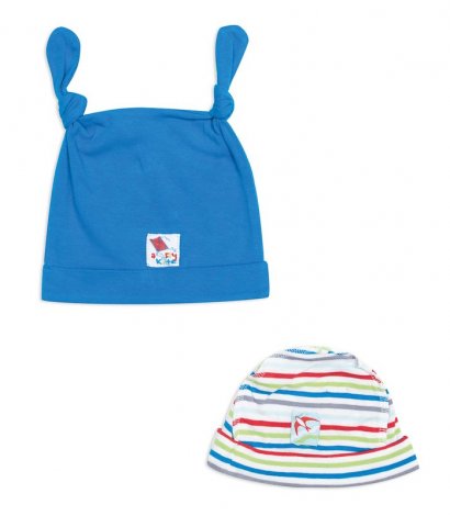 Разноцветный комплект: шапка, 2 шт. для мальчика PlayToday Baby 147085, вид 1