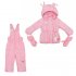 Розовый комплект: куртка, полукомбинезон для девочки PlayToday Baby 148001, вид 1 превью