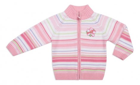 Розовый кардиган для девочки PlayToday Baby 148003, вид 1