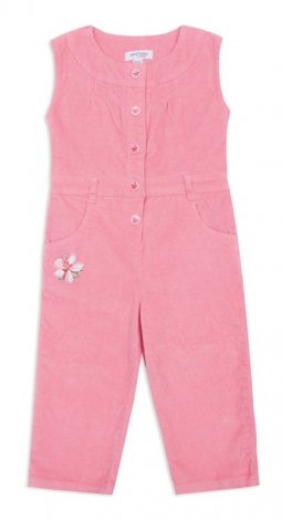 Розовый полукомбинезон для девочки PlayToday Baby 148005, вид 1