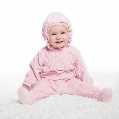 Нежно розовый комбинезон для девочки PlayToday Baby 148020, вид 3
