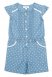 Голубой комбинезон джинсовый для девочки PlayToday Baby 148042, вид 1 превью