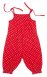 Красный полукомбинезон для девочки PlayToday Baby 148052, вид 1 превью