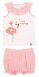 Розовый комплект: майка, шорты для девочки PlayToday Baby 148057, вид 1 превью