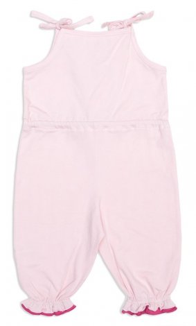 Розовый полукомбинезон для девочки PlayToday Baby 148079, вид 2