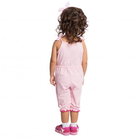 Розовый полукомбинезон для девочки PlayToday Baby 148079, вид 4