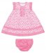 Розовый комплект: платье, трусы для девочки PlayToday Baby 148083, вид 1 превью