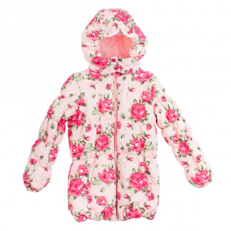 Розовая куртка демисезонная для девочки PlayToday 162001, вид 1