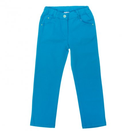 Голубые брюки для девочки PlayToday 162077, вид 1
