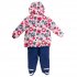 Розовый комплект демисезонный: куртка, полукомбинезон для девочки PlayToday Baby 168001, вид 2 превью