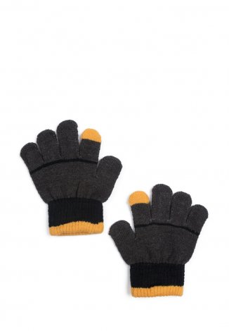 Серые перчатки для мальчика PlayToday Baby 187039, вид 1