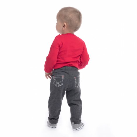 Серые пинетки для мальчика PlayToday Baby 187836, вид 3