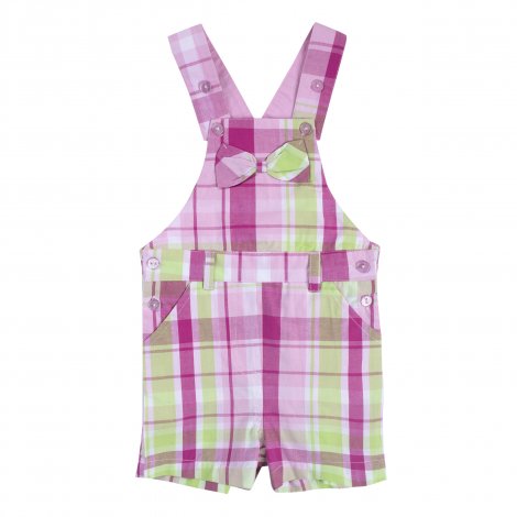 Розовый комплект: футболка, полукомбинезон текстильный для девочки PlayToday Baby 188868, вид 2
