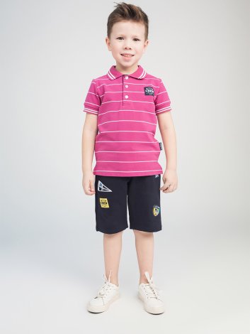 Фиолетовая футболка для мальчика PlayToday 191128, вид 2