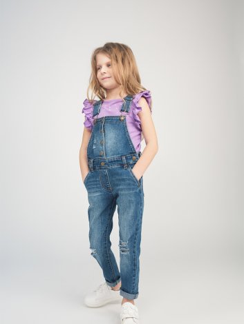 Фиолетовая футболка для девочки PlayToday 192034, вид 7