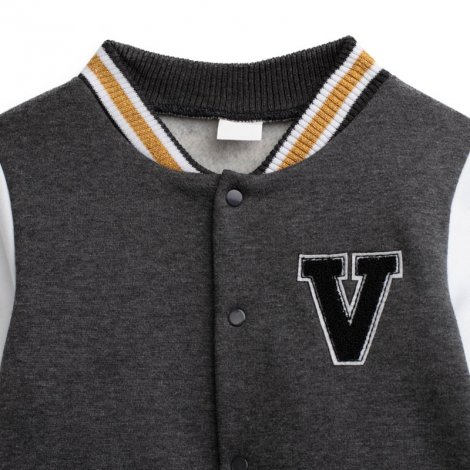 Серая толстовка для девочки PlayToday 192071, вид 3