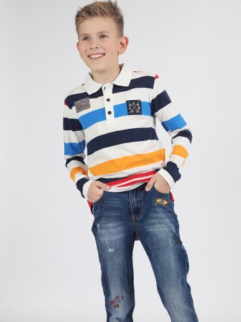 Красная футболка с длинным рукавом для мальчика S'COOL 193062/4701, вид 3