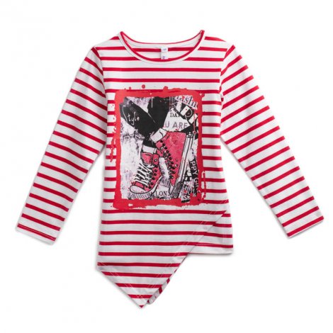 Красная туника для девочки S'COOL 194074, вид 1