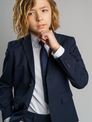 Синий пиджак для мальчика PlayToday Tween 22011001, вид 5