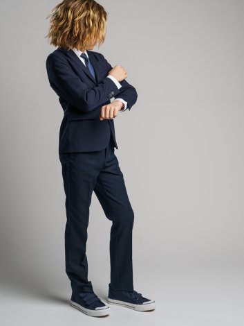 Синий пиджак для мальчика PlayToday Tween 22011001, вид 6