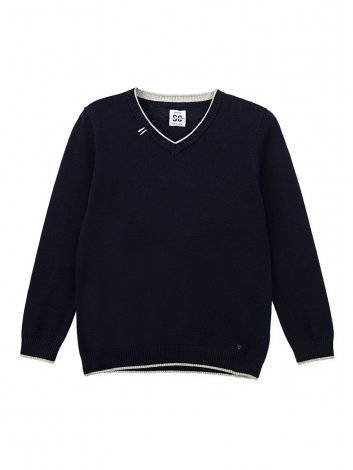 Синий джемпер для мальчика PlayToday Tween 22011012, вид 1