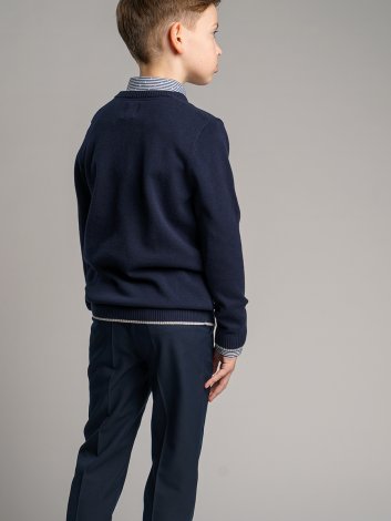 Синий джемпер для мальчика PlayToday Tween 22011012, вид 6