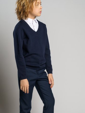 Синий джемпер для мальчика PlayToday Tween 22011202, вид 5