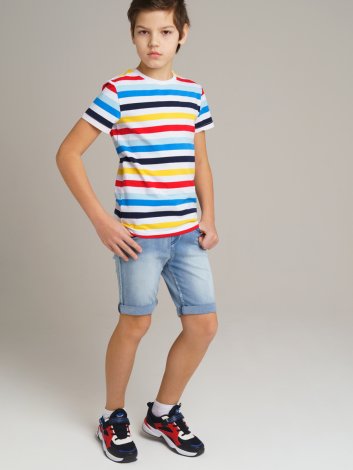 Белая футболка для мальчика PlayToday Tween 220113006, вид 6