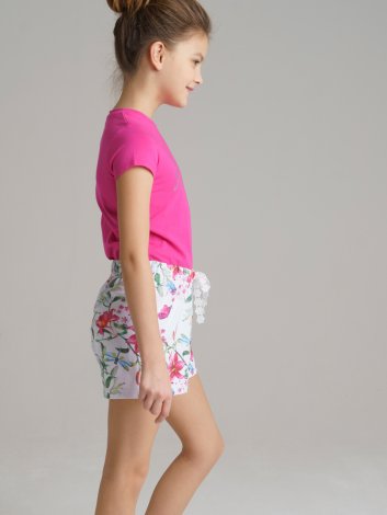 Розовые шорты, 2 шт. в комплекте для девочки PlayToday Tween 220123017, вид 10