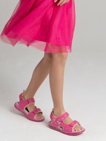 Розовые сандалии для девочек для девочки PlayToday Tween 220128006, вид 9
