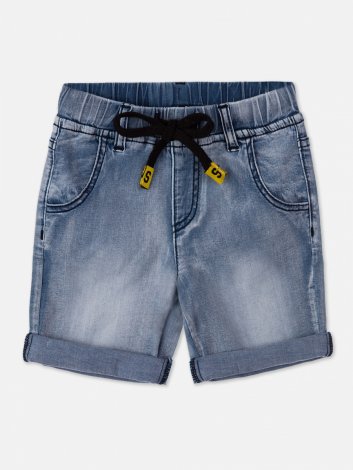 Голубые шорты текстильные джинсовые для мальчиков для мальчика PlayToday 220216012, вид 1