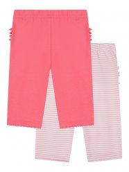 Розовые леггинсы, 2 шт. в комплекте для девочки PlayToday Baby 220323006