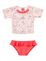 Розовый купальник для девочки PlayToday Baby 220323014