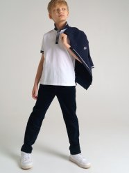 Темно-синие брюки (regular fit) для мальчика PlayToday Tween 22117243