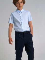 Голубая сорочка (slim fit) для мальчика PlayToday Tween 22117251