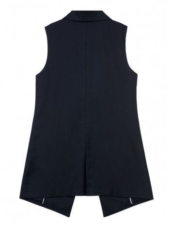 Темно-синий комплект: жилет, брюки для девочки PlayToday Tween 22127073, вид 6